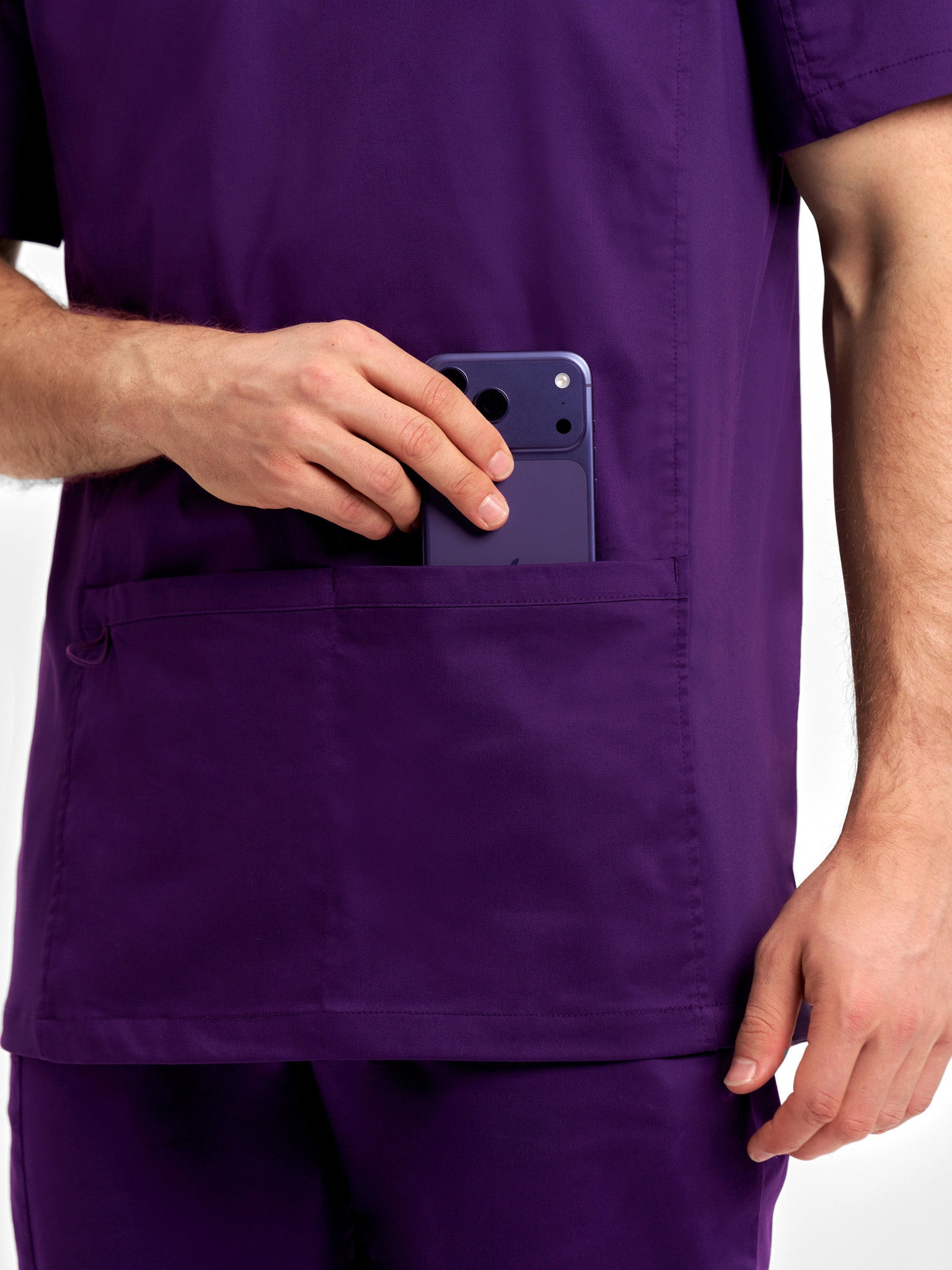 Riley Mens Stretch Scrub Top