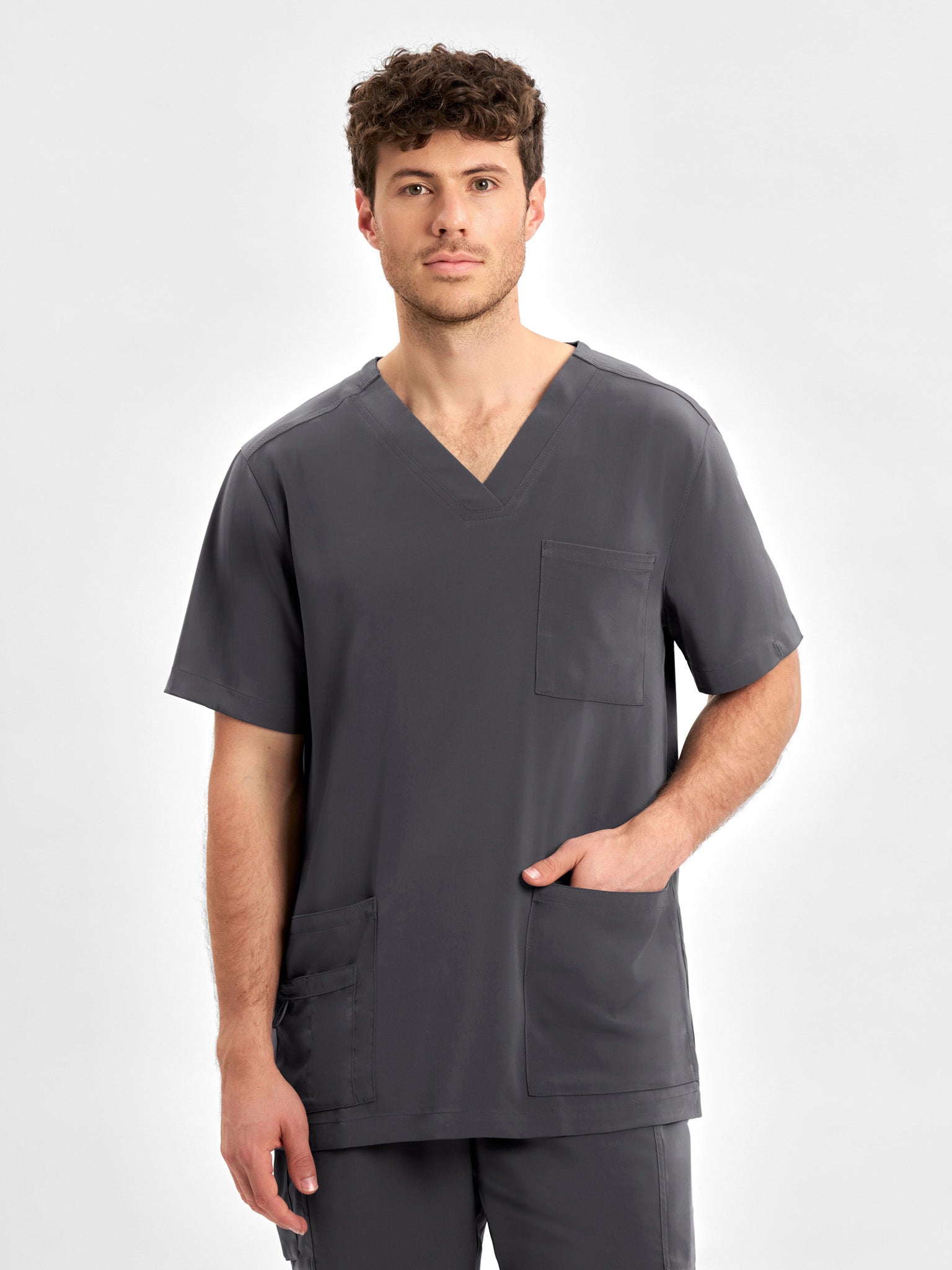 Avery Mens V-Neck Scrub Top