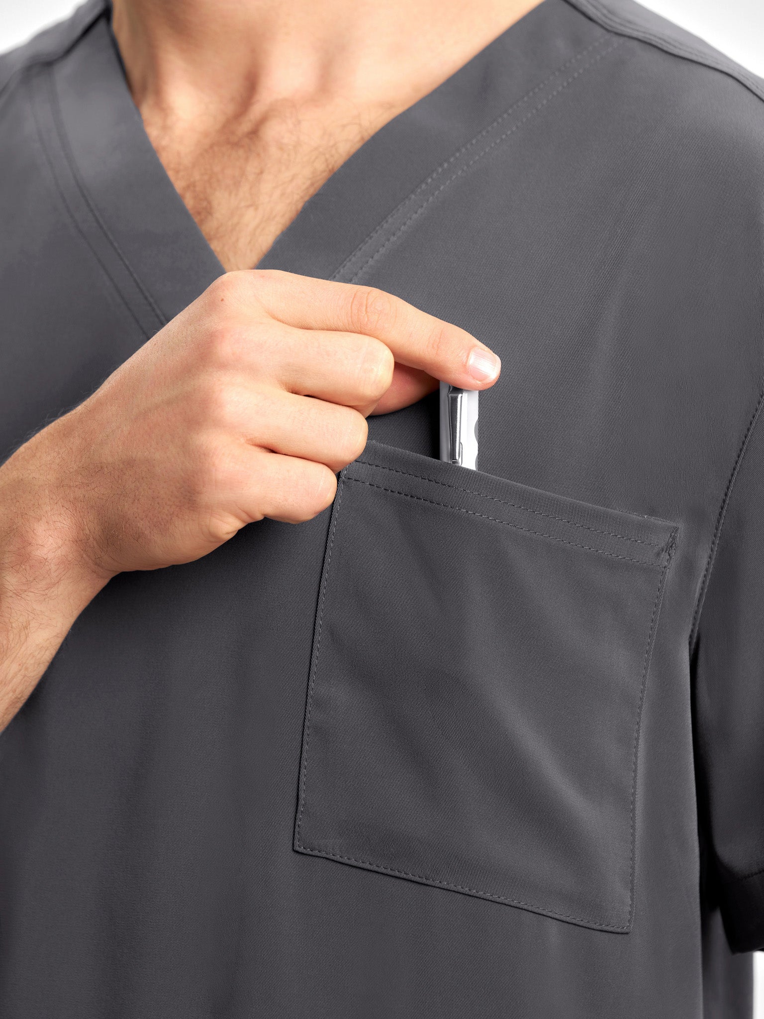 Avery Mens V-Neck Scrub Top