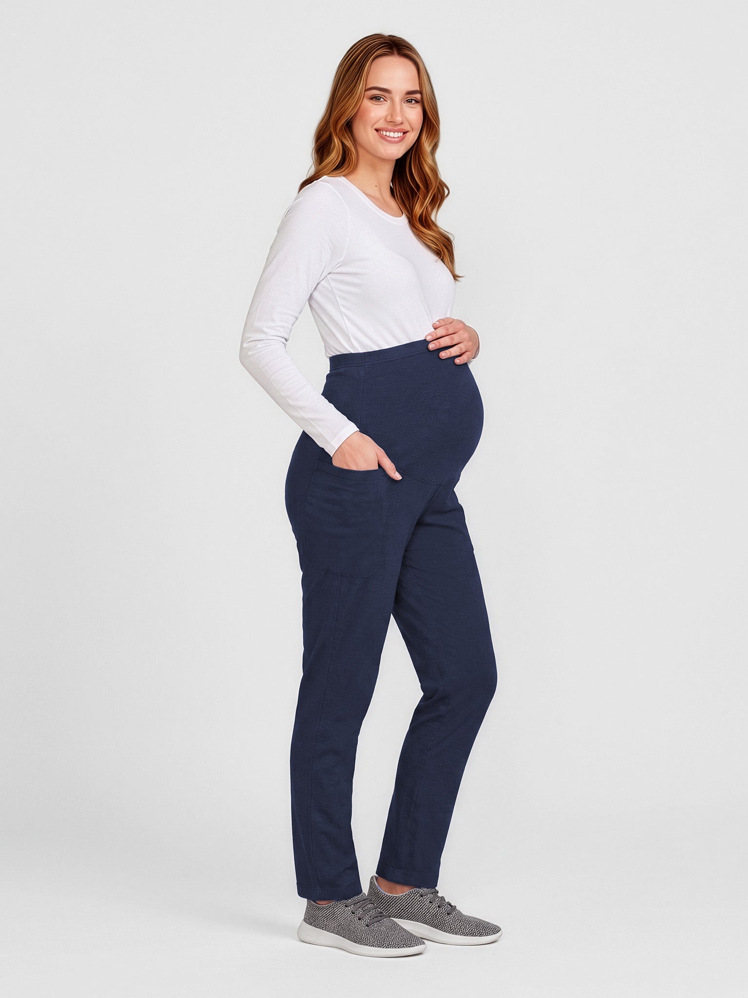 Rose Womens Maternity Scrub Pant