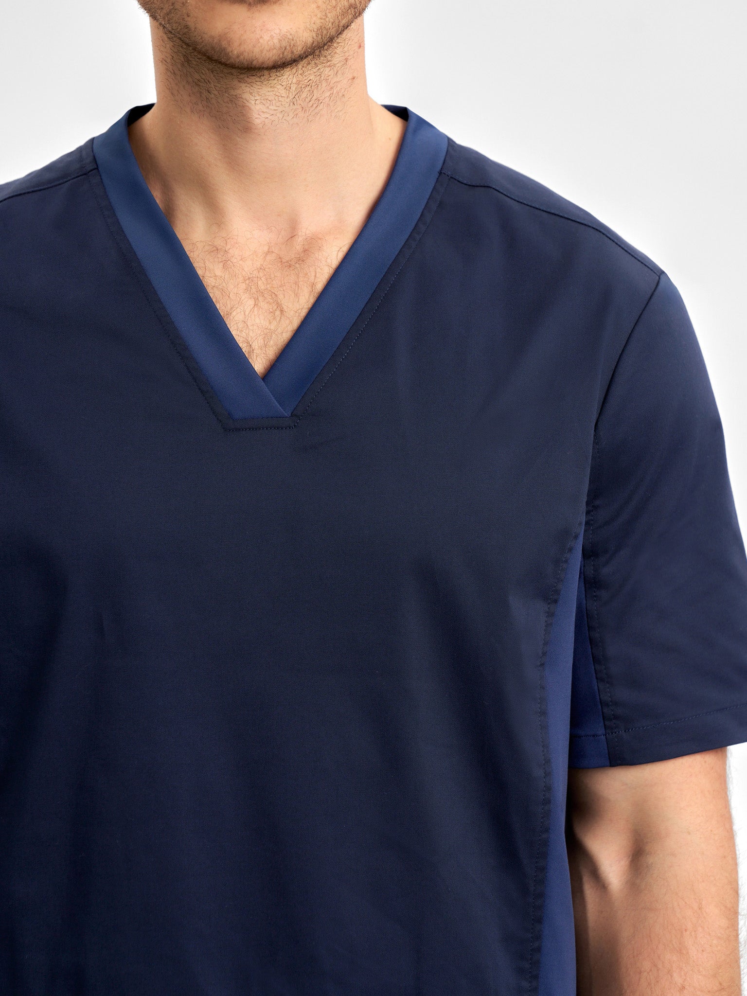 Riley Mens Stretch Scrub Top