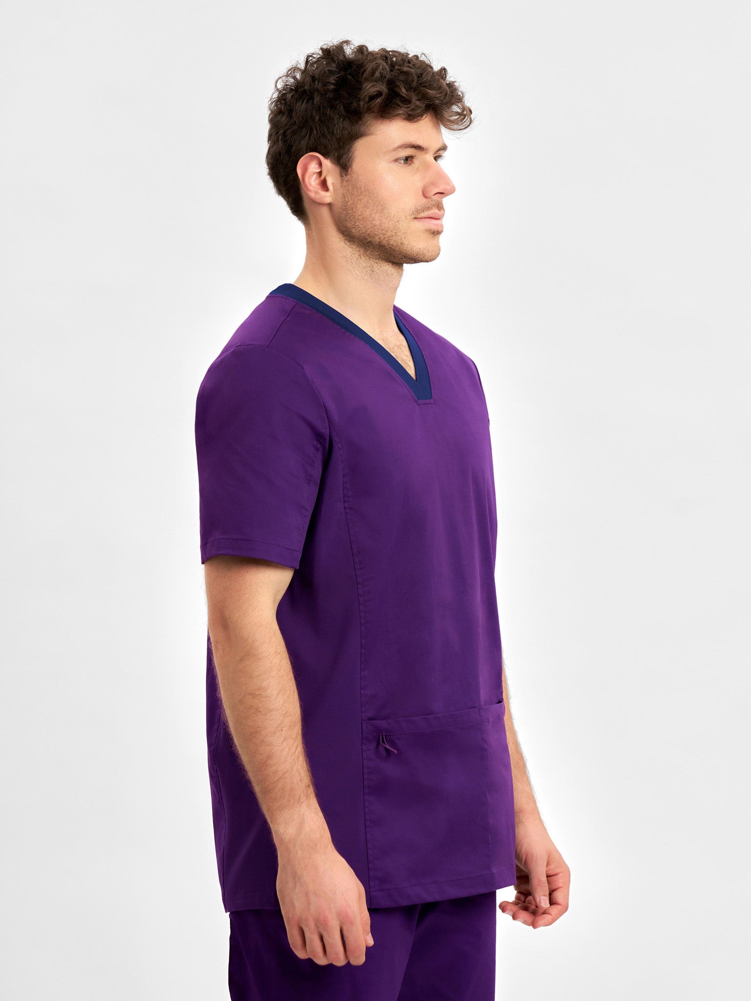 Riley Mens Stretch Scrub Top