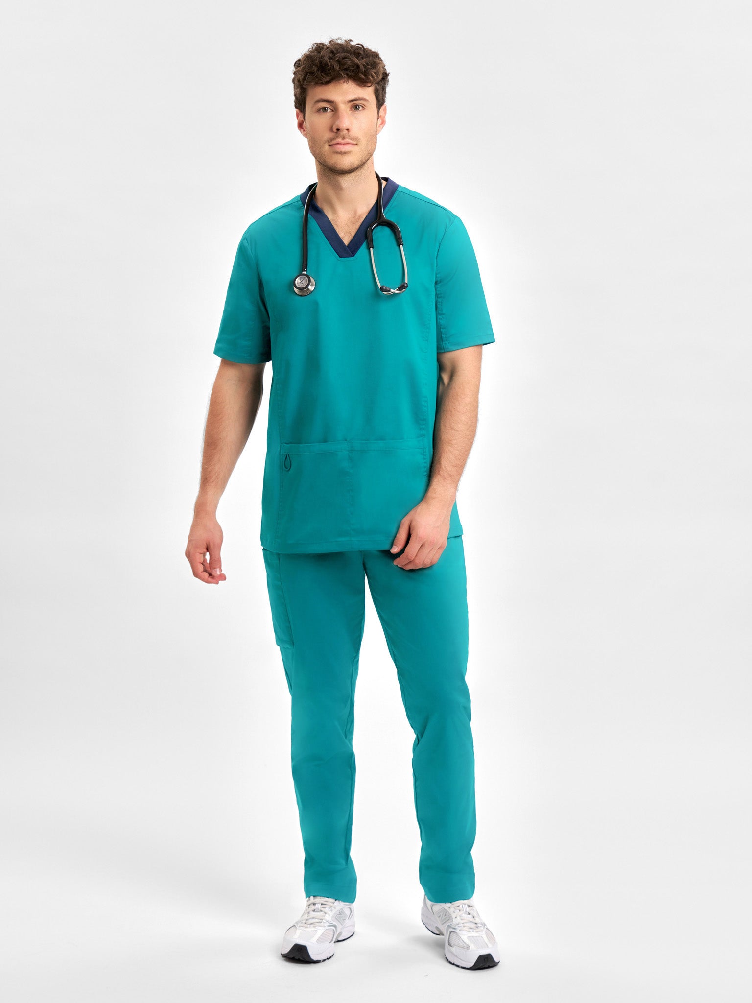 Riley Mens Stretch Scrub Top