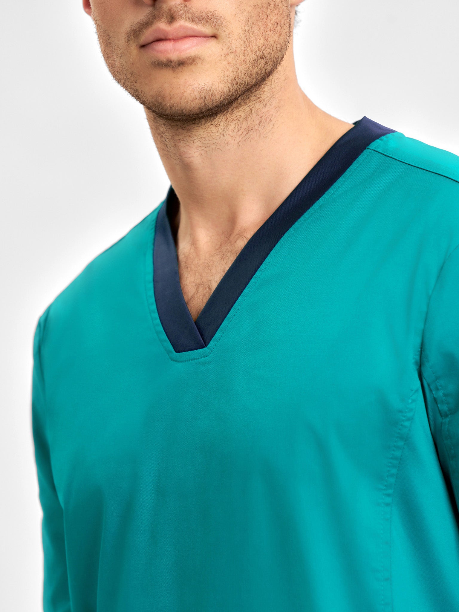Riley Mens Stretch Scrub Top
