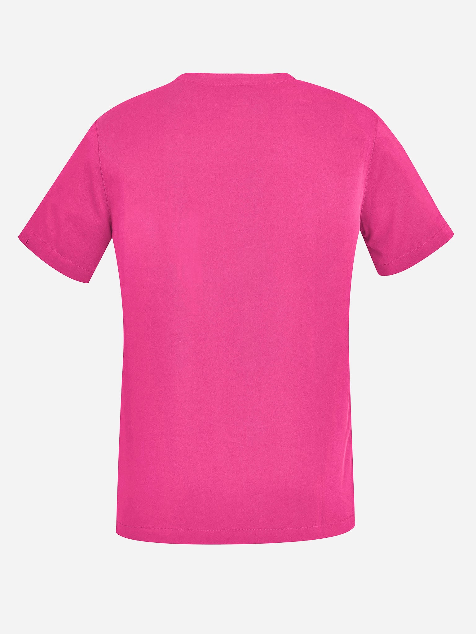 Pink Unisex V-Neck Scrub Top