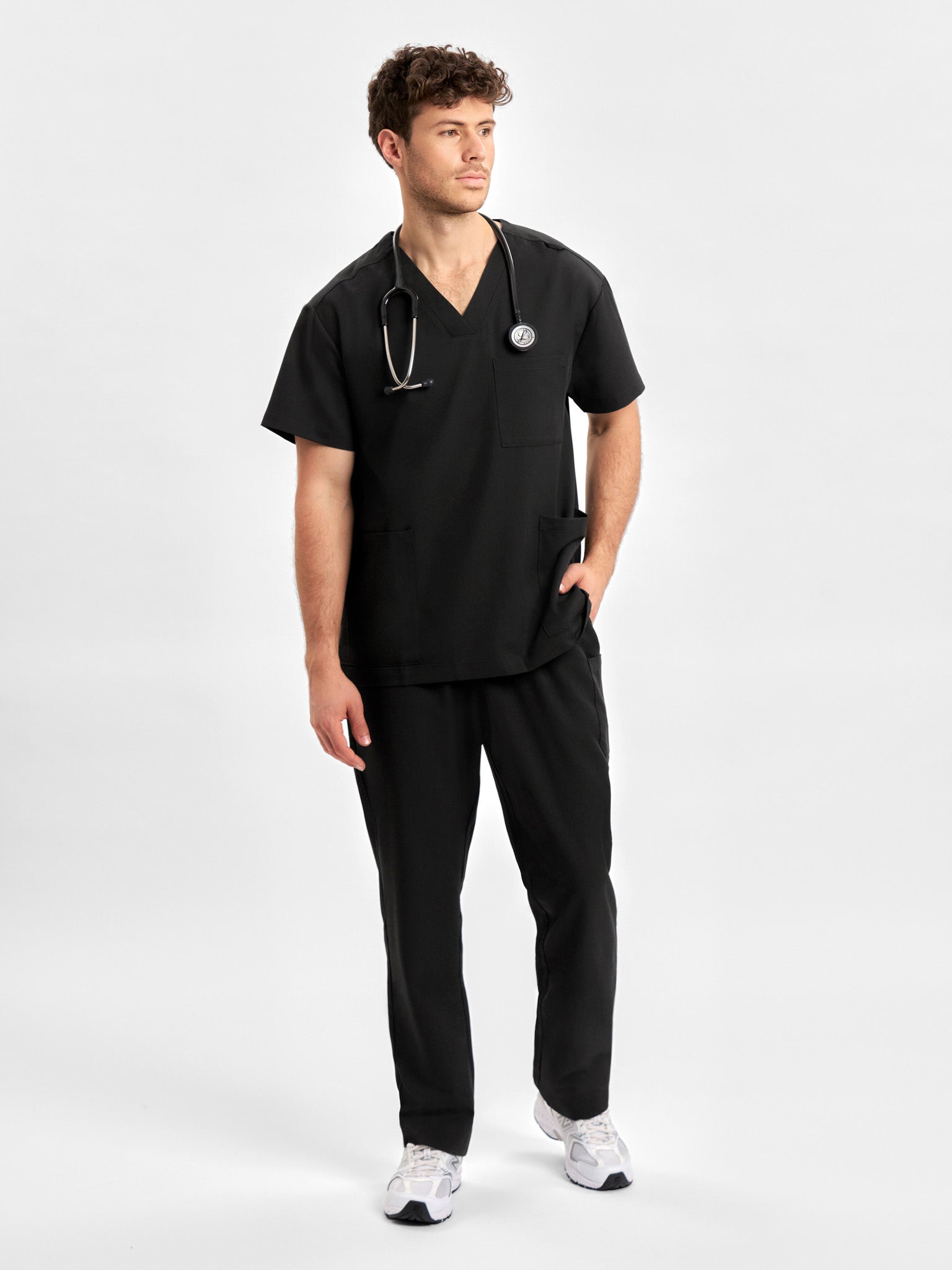 Pulse Unisex V-Neck Scrub Top